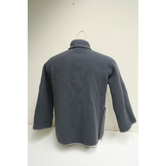 Vintage L. Magnin Turnaround Reversible XS Light & Dark Gray Wool Coat Jacket - Picture 5 of 11